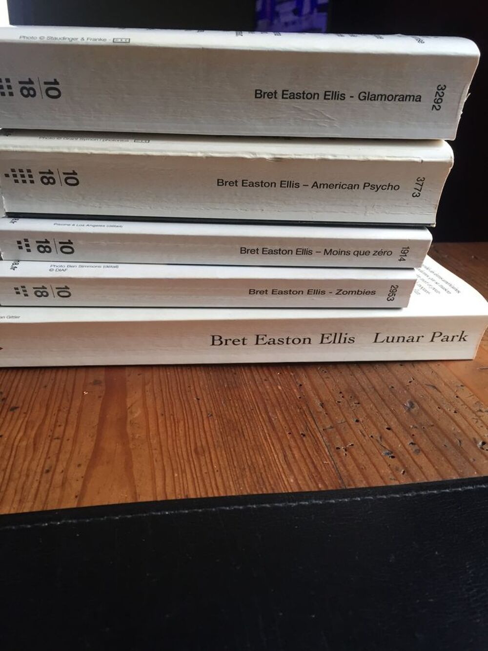 BRET EASTON ELLIS ? lot de 5 volumes Livres et BD