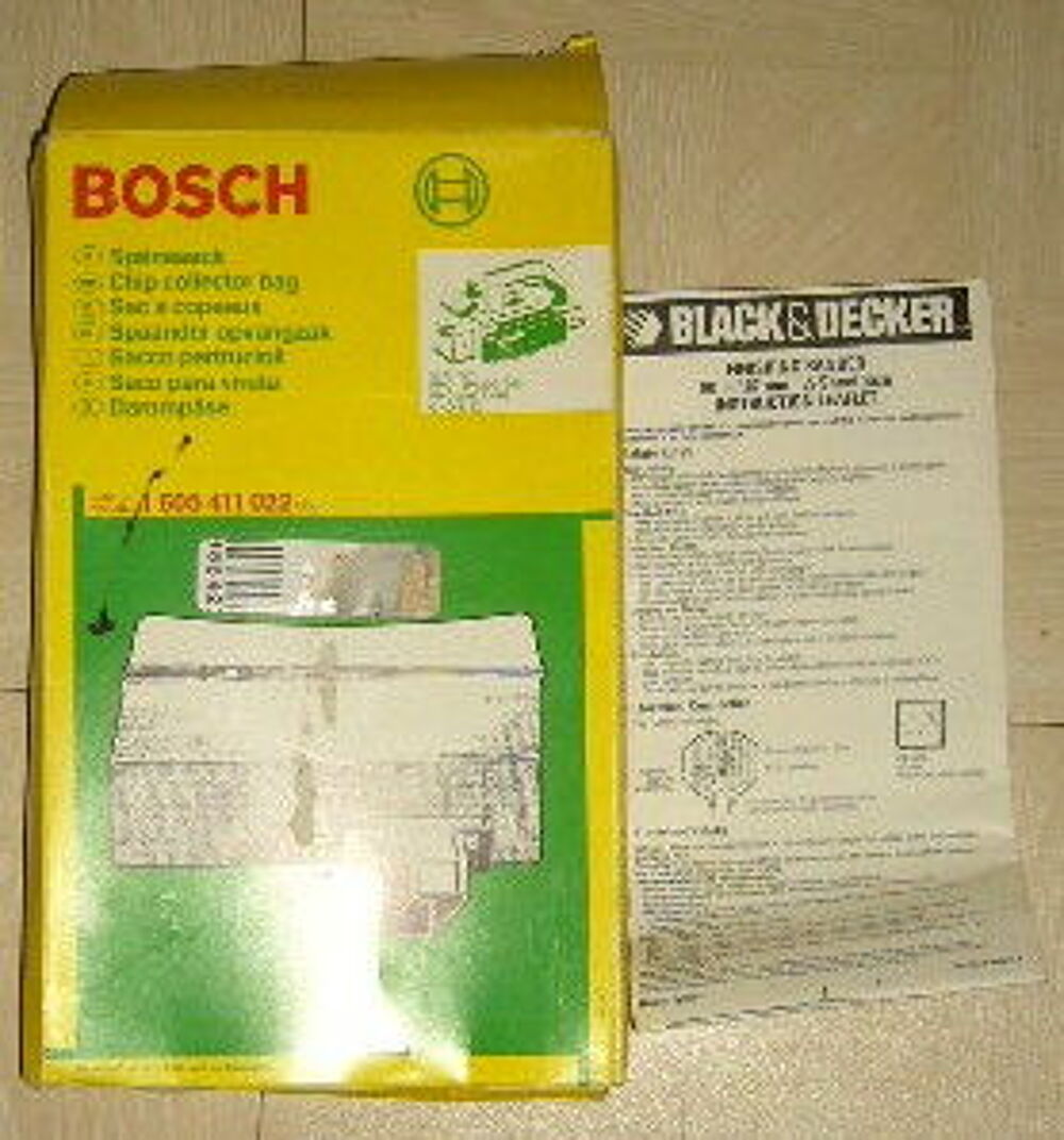 sac a poussiere et copeaux bosch Bricolage