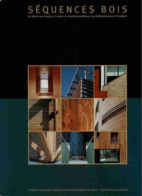 Squences bois, collection LAYEUR, TBE 12 Paris 4 (75)