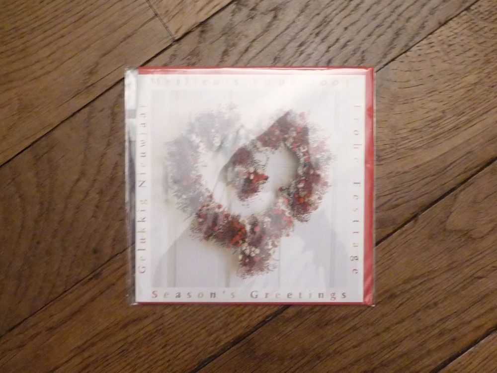 9 Cartes Postales de Voeux- Neuf D�coration