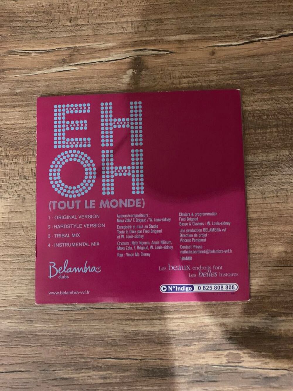 CD Eh Oh tout le monde belambra clubs CD et vinyles
