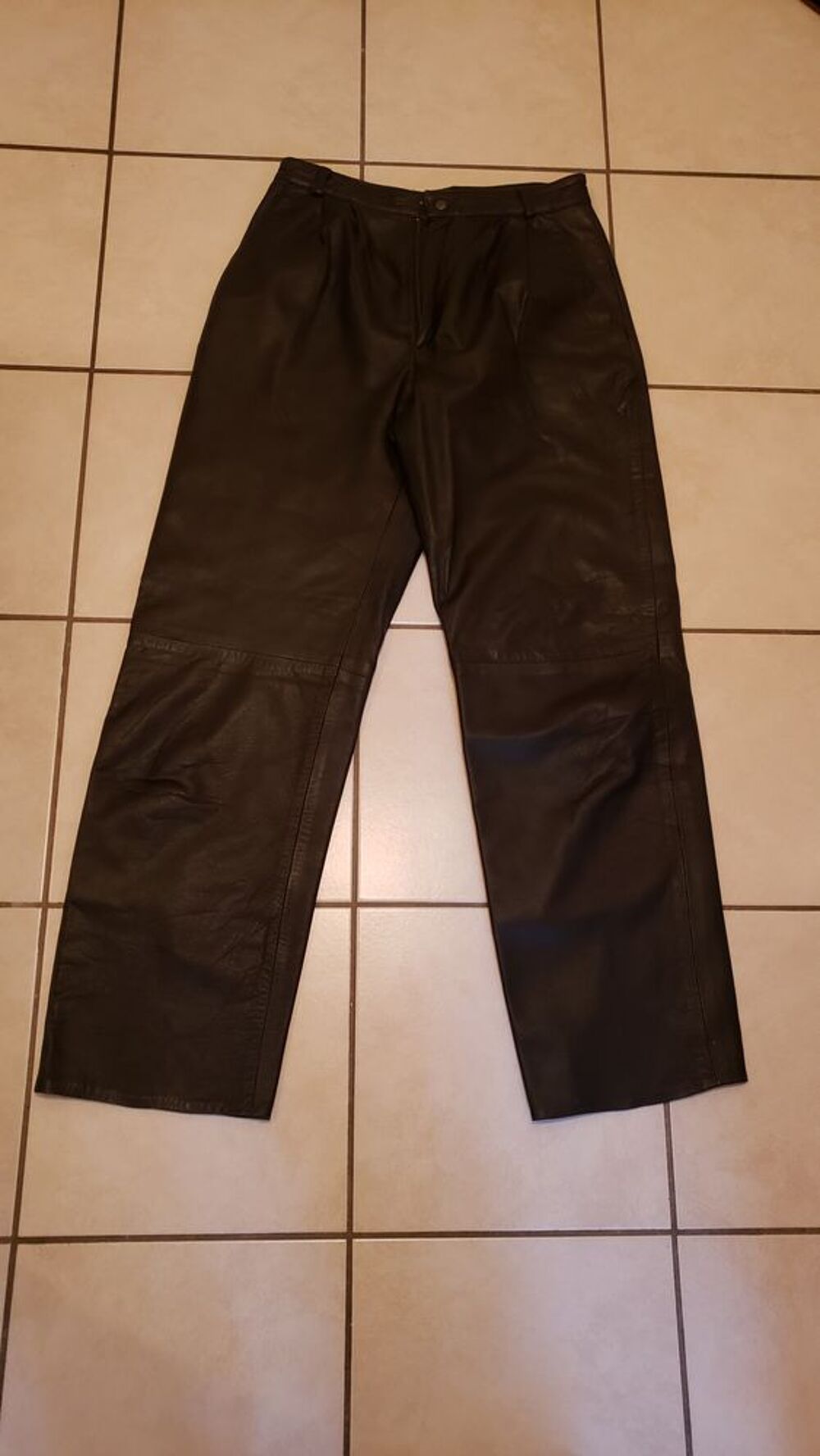 pantalon cuir femme Vêtements