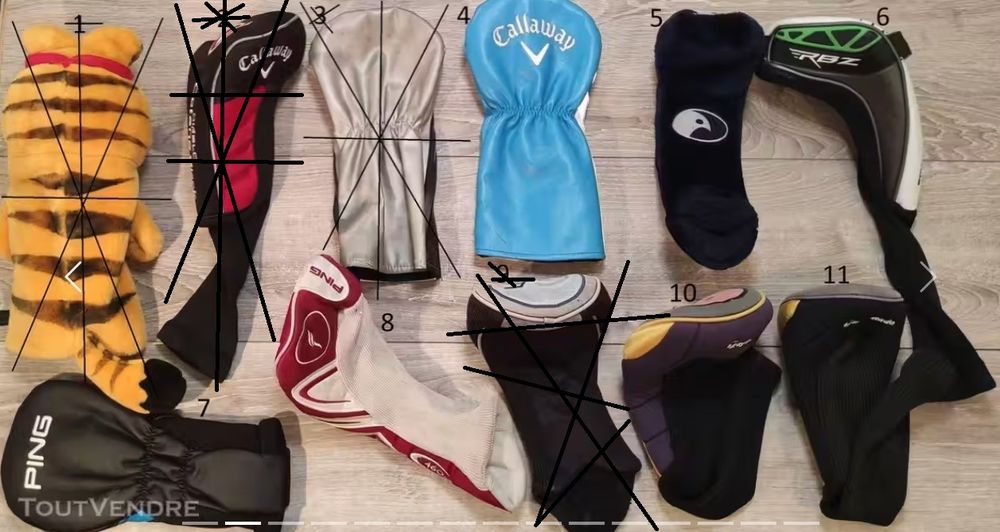 Couvres Drivers de Golf Callaway, Taylormade, Ping Sports
