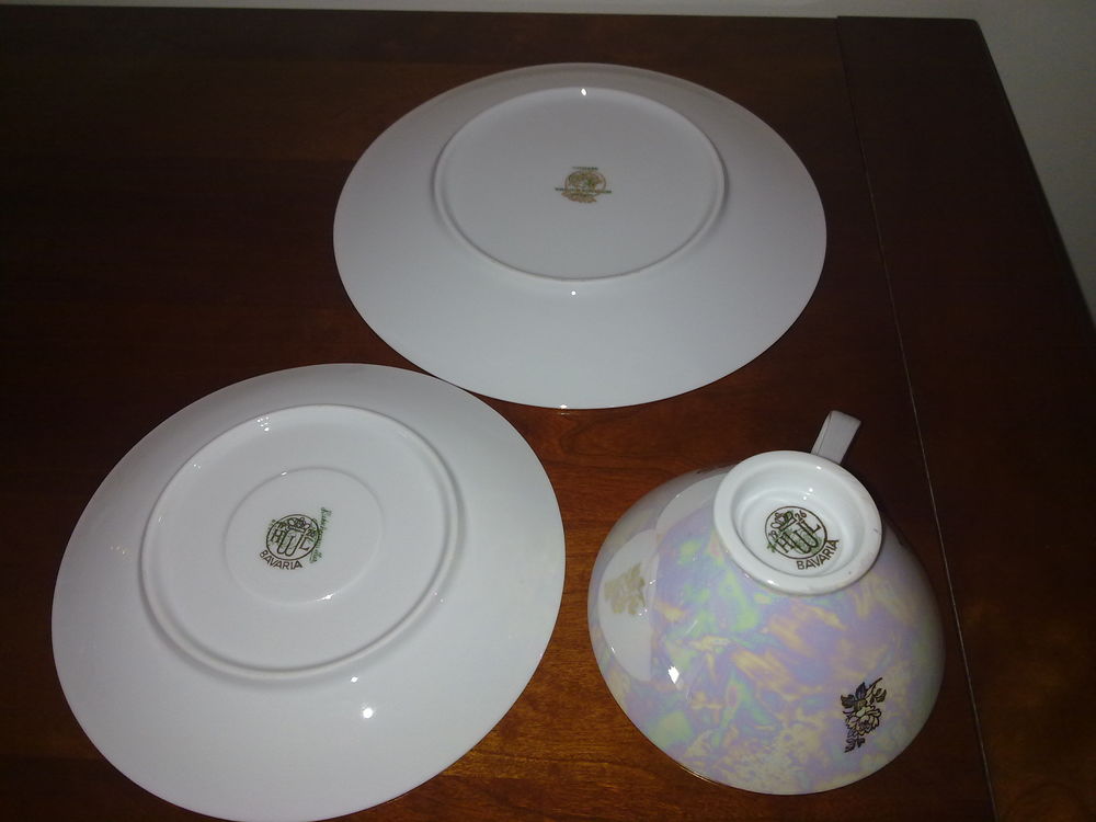 service &agrave; th&eacute; porcelaine individuel vintage Décoration