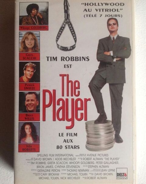 THE PLAYER FILM DE ROBERT ALTMAN k7 VIDEO Envoi Possible Trégunc (29)