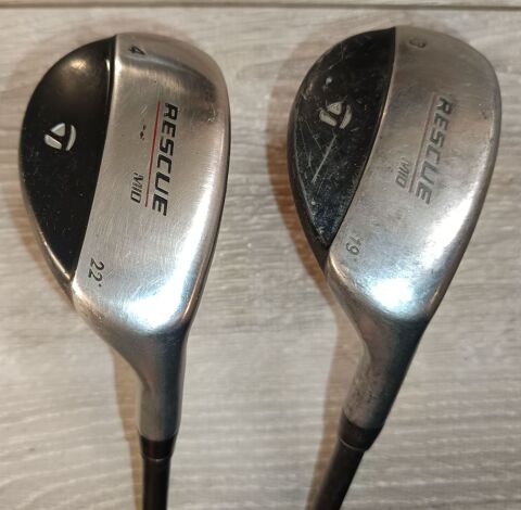 2 Bois Hybride de Golf Taylormade Rescue Mid 3&4(19°&22°) 120 Mantes-la-Jolie (78)