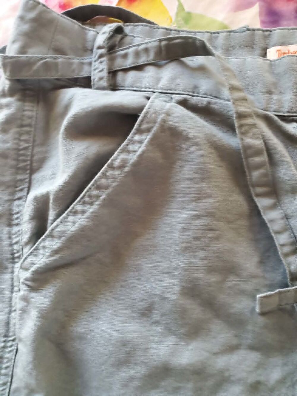 PANTALON FEMME VERT AMANDE TIMBERLAND Taille US 10 Vêtements