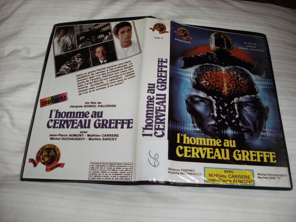 Tr&egrave;s rare film : " L 'homme au cerveau greffe " DVD et blu-ray