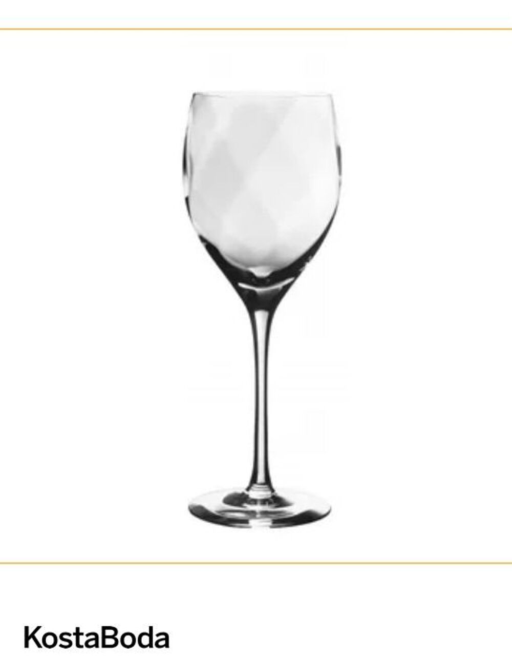 Service de verres cristal Décoration