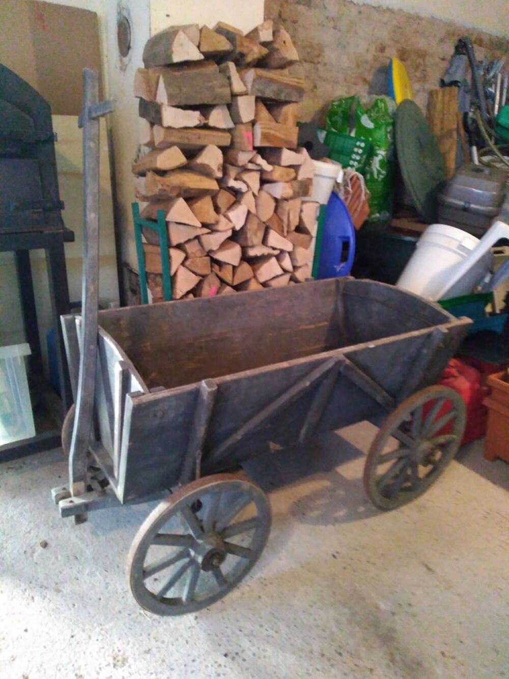 charrette en bois Bricolage