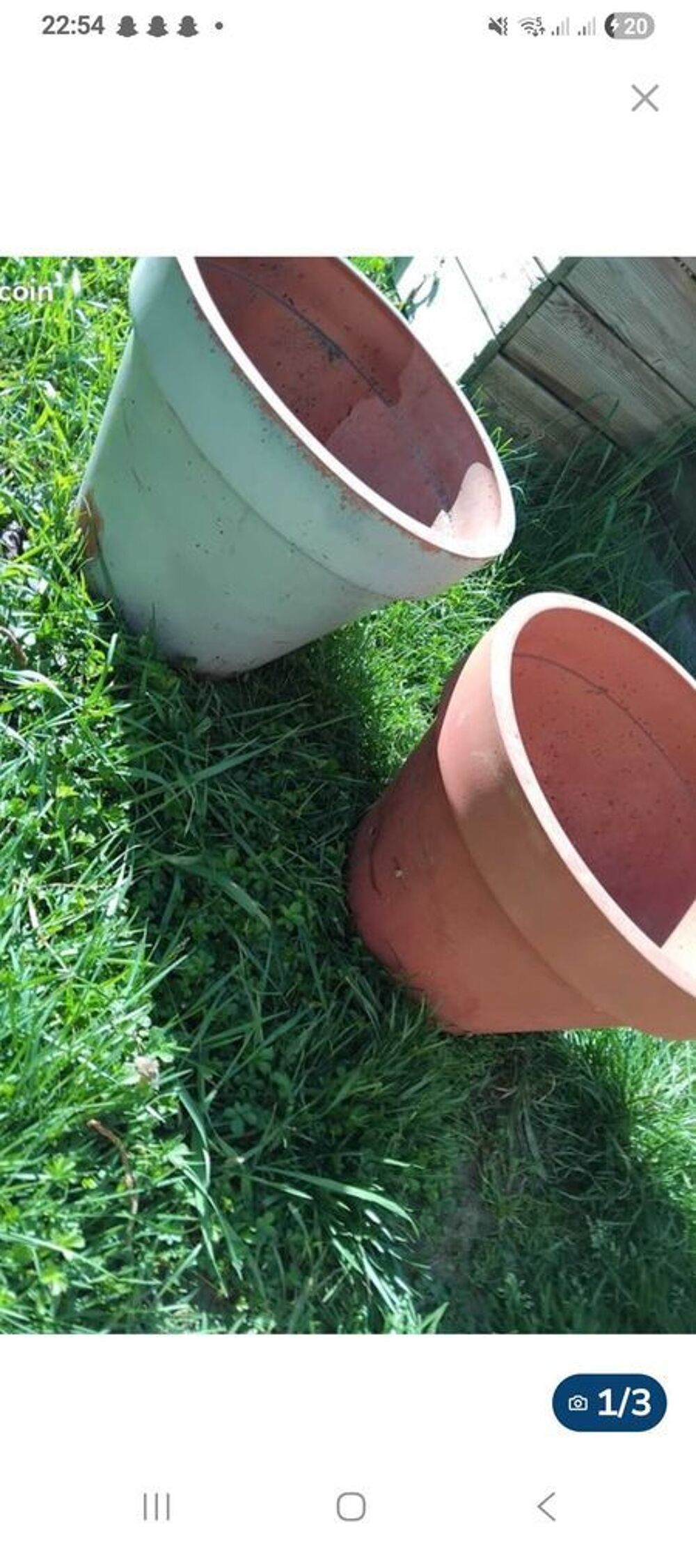 lot pot de fleur 40cm Jardin