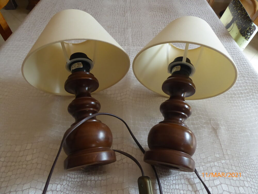 2 Lampes de chevet Décoration