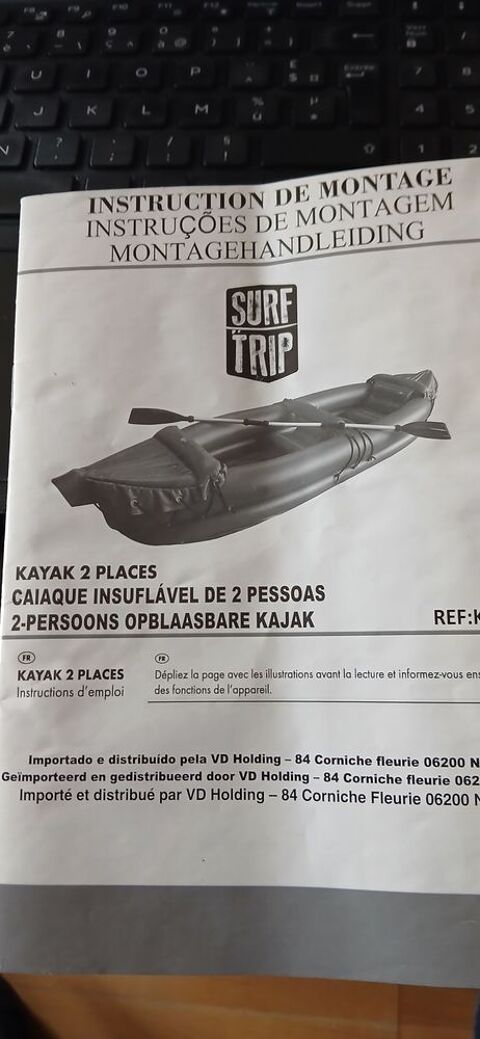 canoë kayak gonflable 2 personnes. 40 Pinel-Hauterive (47)