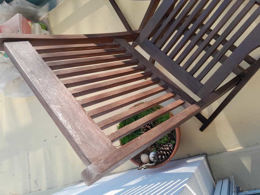 Lot 4 chaises de jardin - terrasse Vintage Meubles