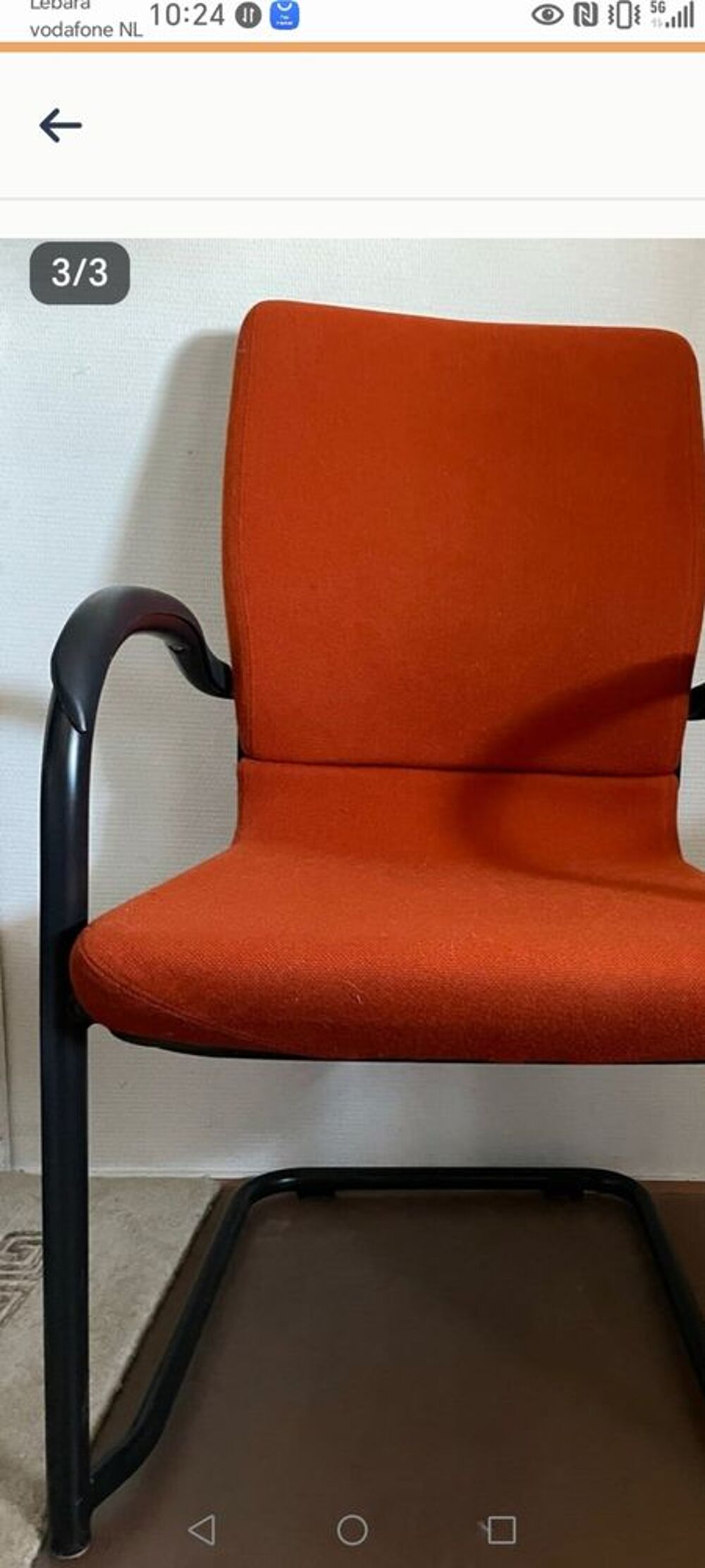 vendre un lot de 6 chaises de bureau ( Ahrend) Meubles