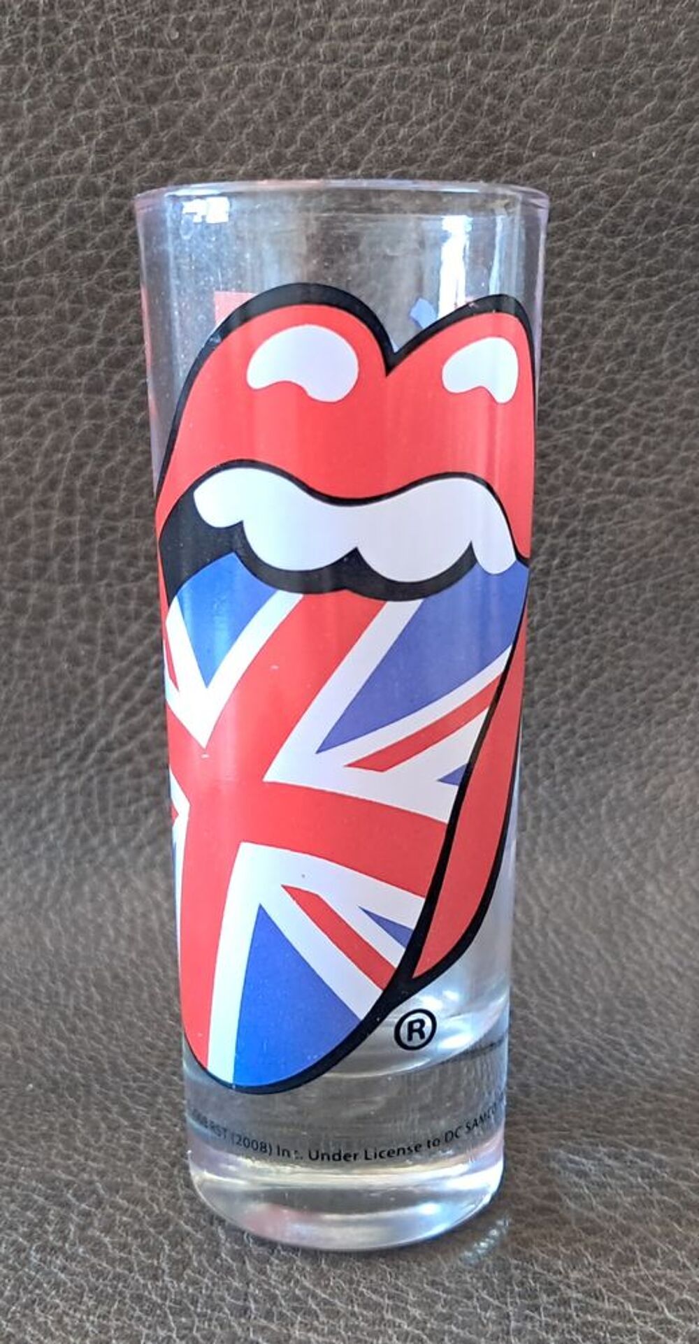 Lot de 2 verres Rolling Stones licks great britain collector 