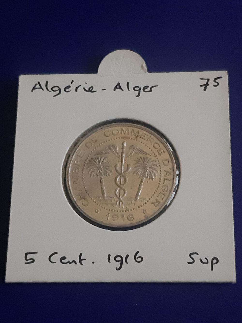 1916 Alg&eacute;rie Alger 5 centimes 