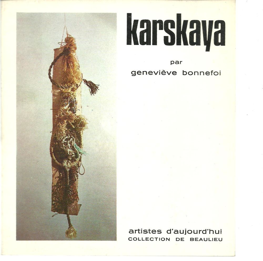 KARSKAYA par Genevi&egrave;ve BONNEFOI - collection de Beaulieu Livres et BD