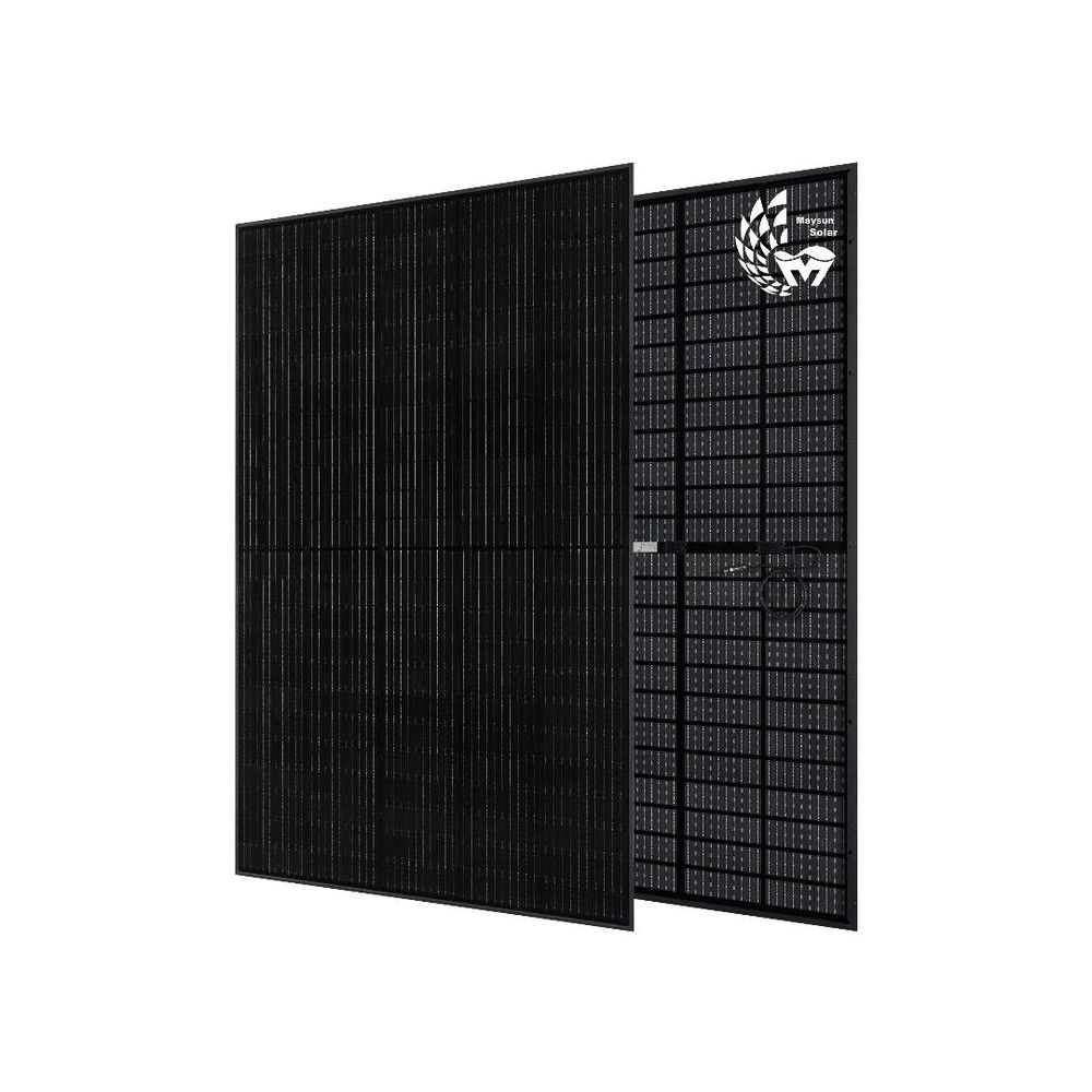 Panneau solaire bifacial noir TwiSun 410W de Maysun Solar Jardin