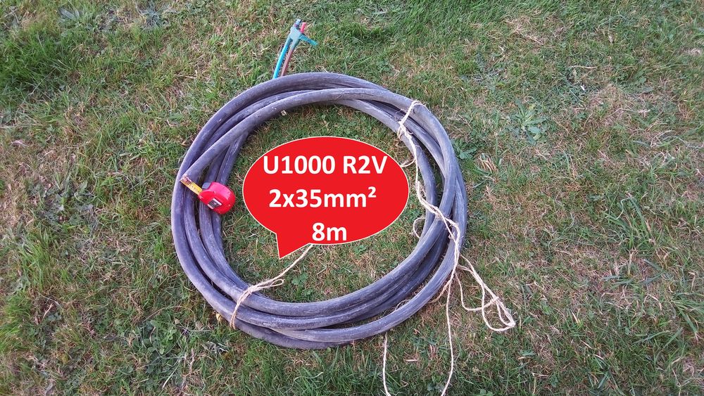 C&acirc;ble &eacute;lectrique U1000 R2V 2x35mm&sup2; Bricolage