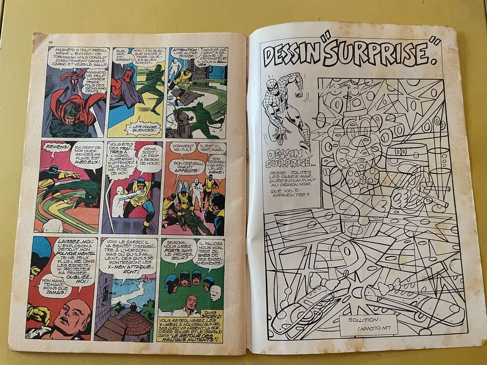 BD SPIDEY N&deg;20 de 09-1981 SPIDER-MAN Les Fantastiques Marvel Livres et BD