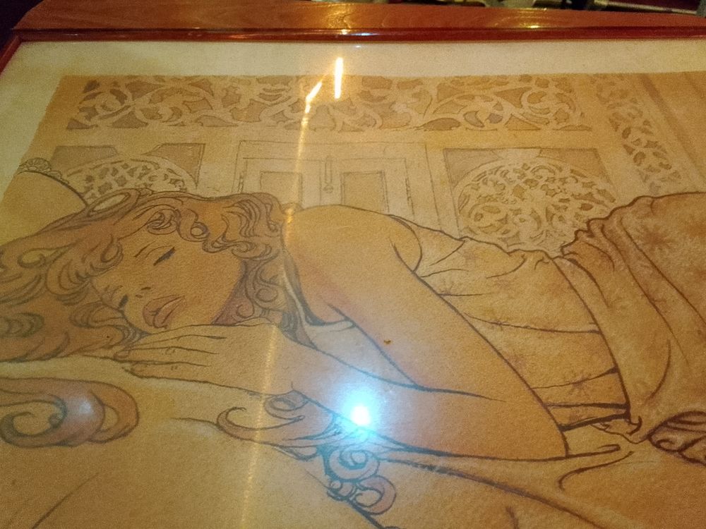 Tableau estampe Milo Manara Décoration