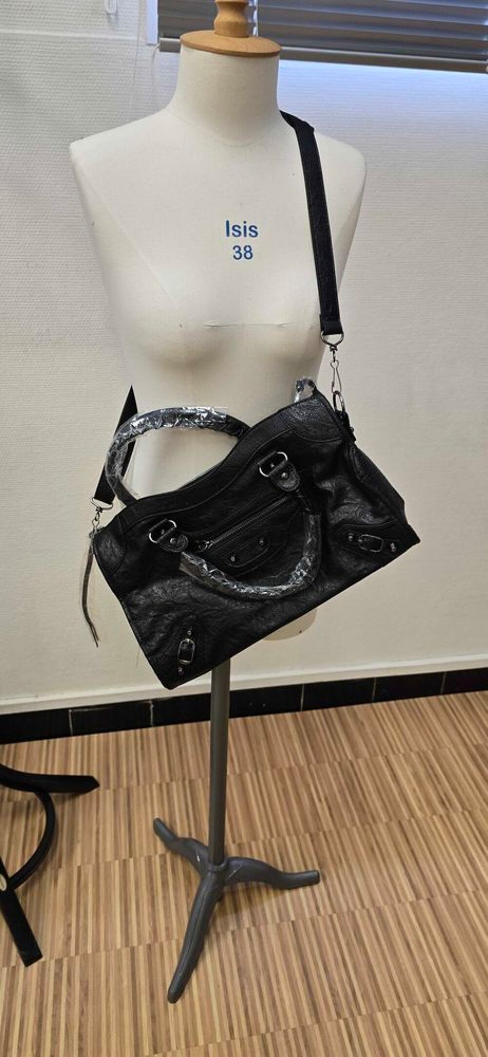 sac &agrave; main noir Maroquinerie