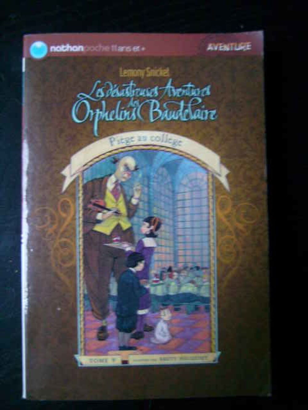 Livre &quot;Les d&eacute;sastreuses aventures des orphelins Baudelaire&quot; Livres et BD