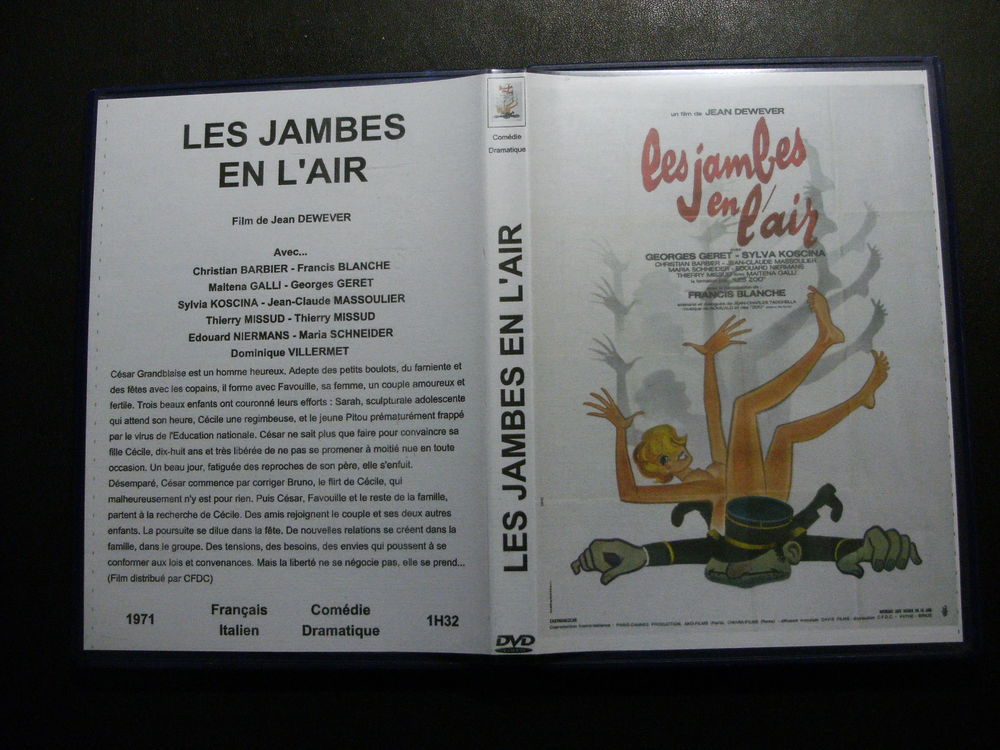 Rare film : " Les jambes en l ' air " DVD et blu-ray