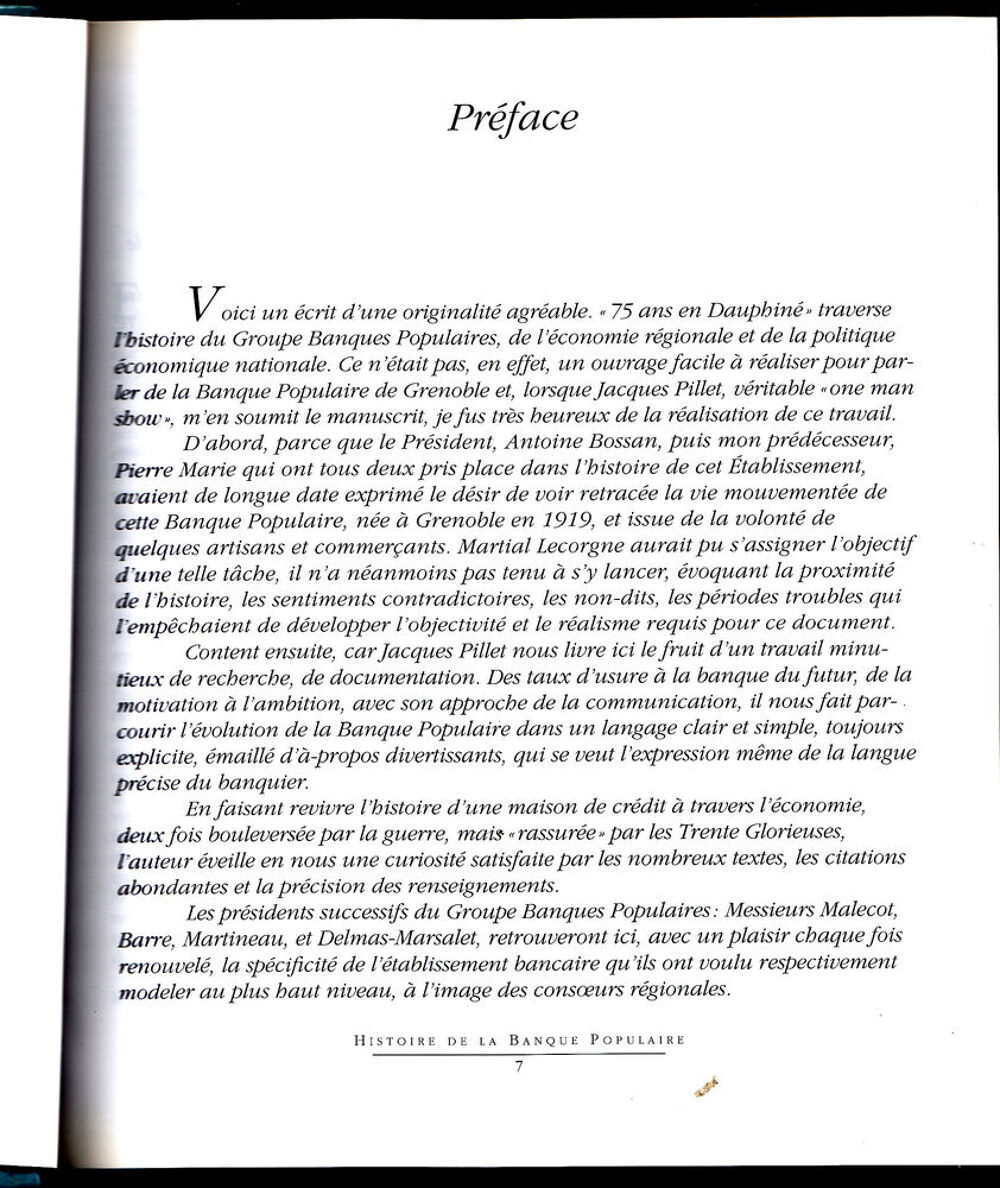 604 - 75 ans en Dauphin&eacute;
histoire de la Banque populaire
De Livres et BD