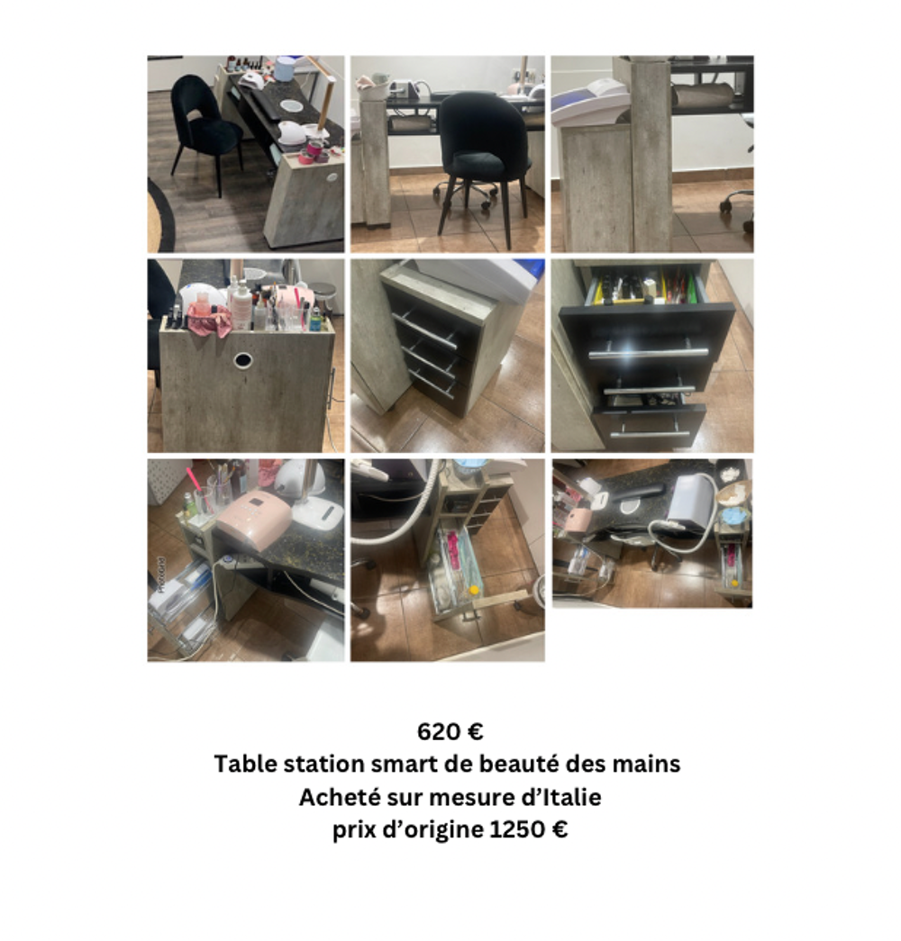 Table station smart de beaut&eacute; des mains
Achet&eacute; sur mesure Meubles