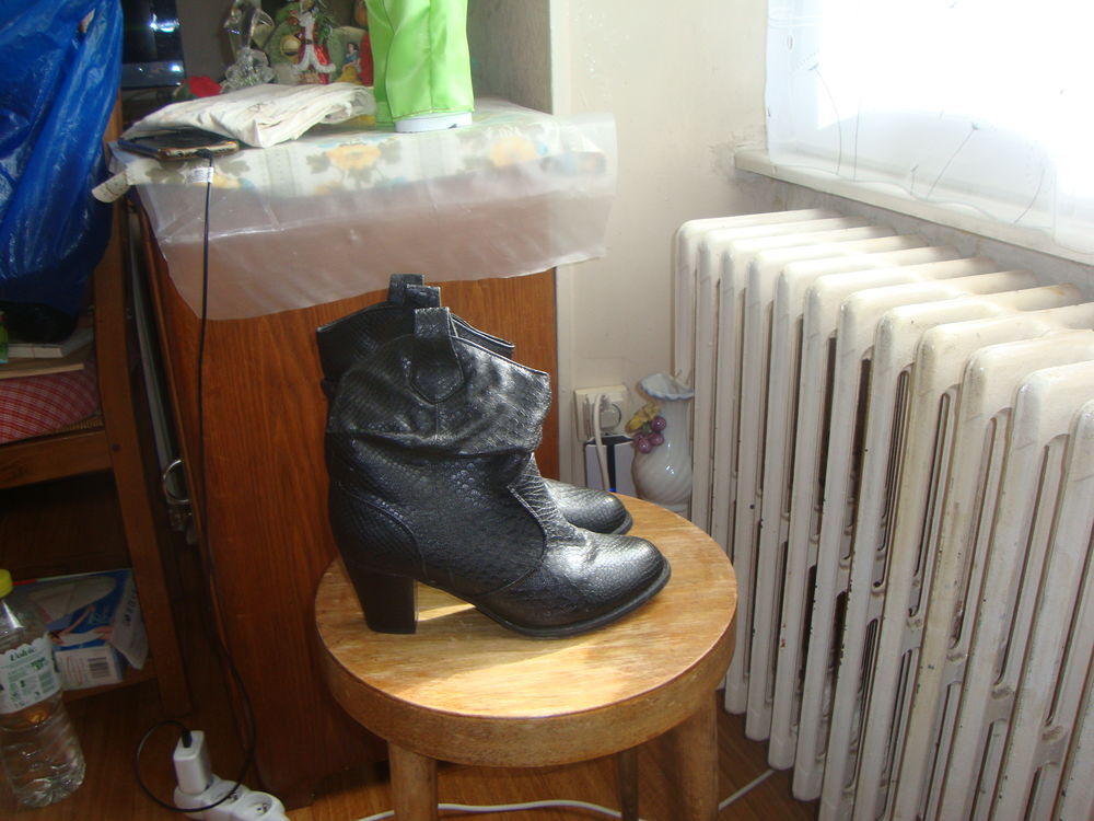bottines noires, Chaussures