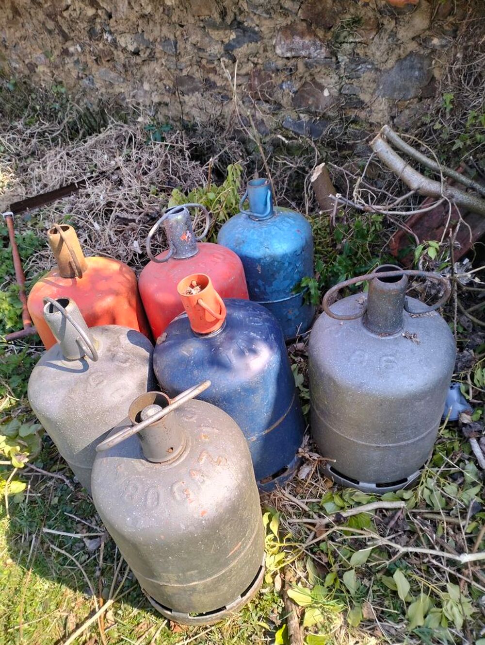 Bouteille de gaz vide Bricolage