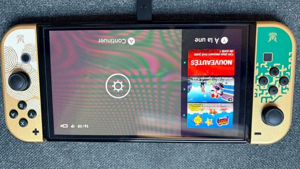 Nintendo Switch OLED &Eacute;dition Tears Of The Kingdom Zelda Consoles et jeux vidéos