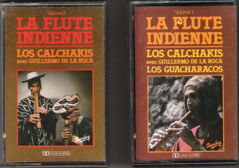 Cassettes K7 audio Los Calchakis 'La flûte indienne' (les 2) 5 Balma (31)