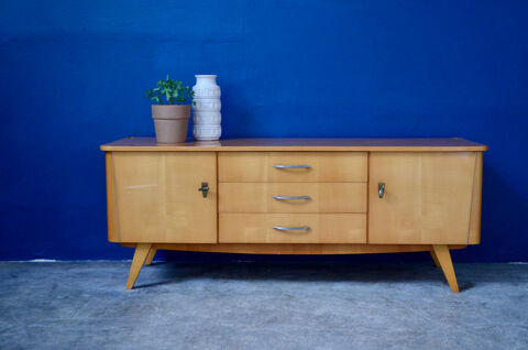 Enfilade pieds compas vintage scandinave meuble tv hifi 540 Wintzenheim (68)