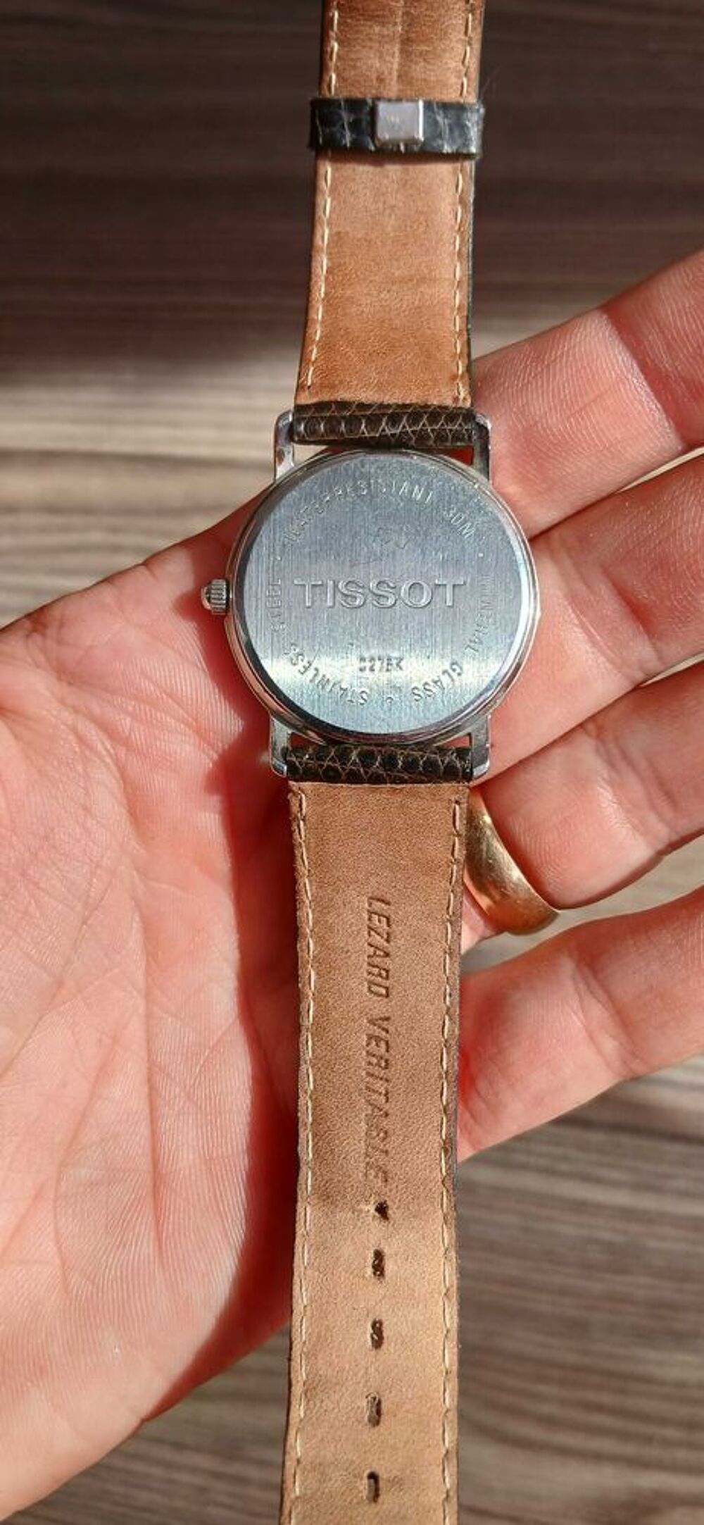 Montre tissot C276K 32mm l&eacute;zard v&eacute;ritable Bijoux et montres