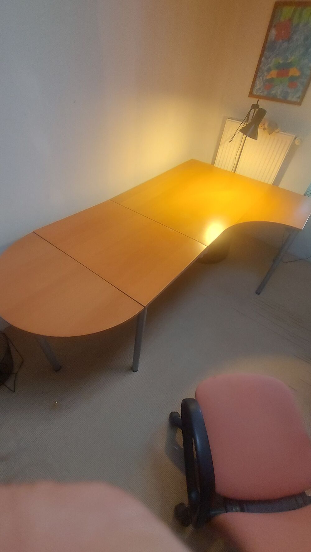 BUREAU IKEA GALANT COULEUR BRUN 200X120 Meubles