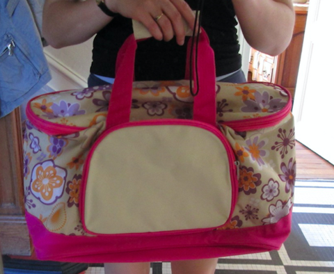 Sac de voyage ou pique-nique rose et à fleurs Neuf 7 Herblay (95)