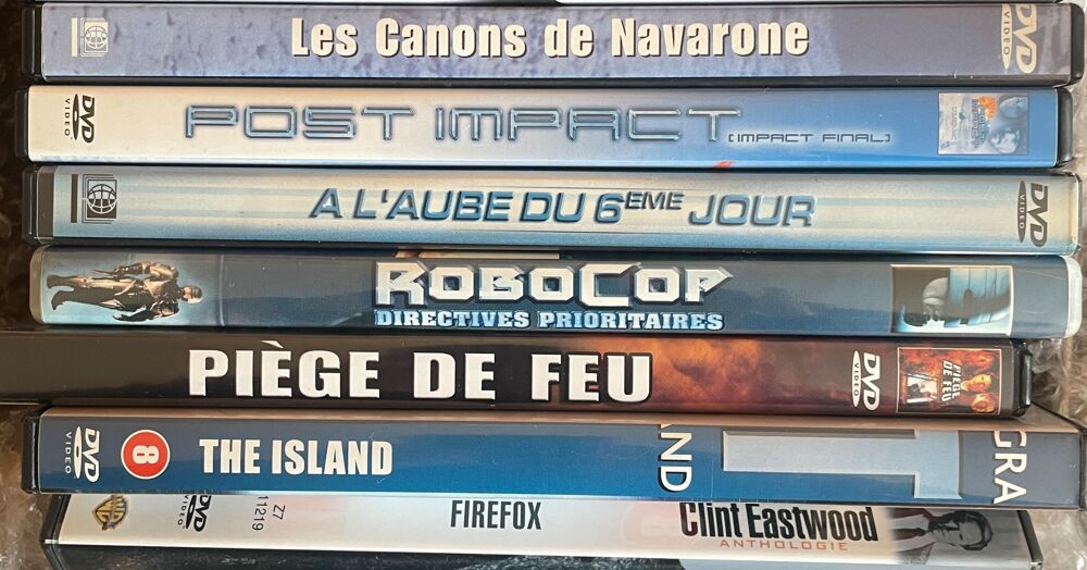 DVD lot 3 - 50 % pour 5 articles jusqu'&agrave; la mi mars DVD et blu-ray