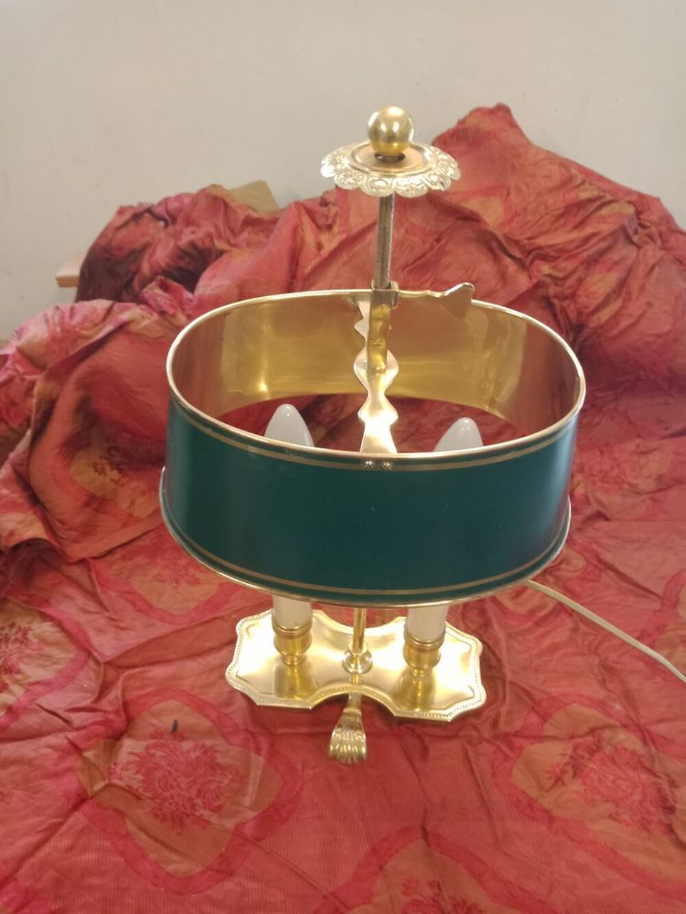 Lampe bouillotte en bronze Décoration