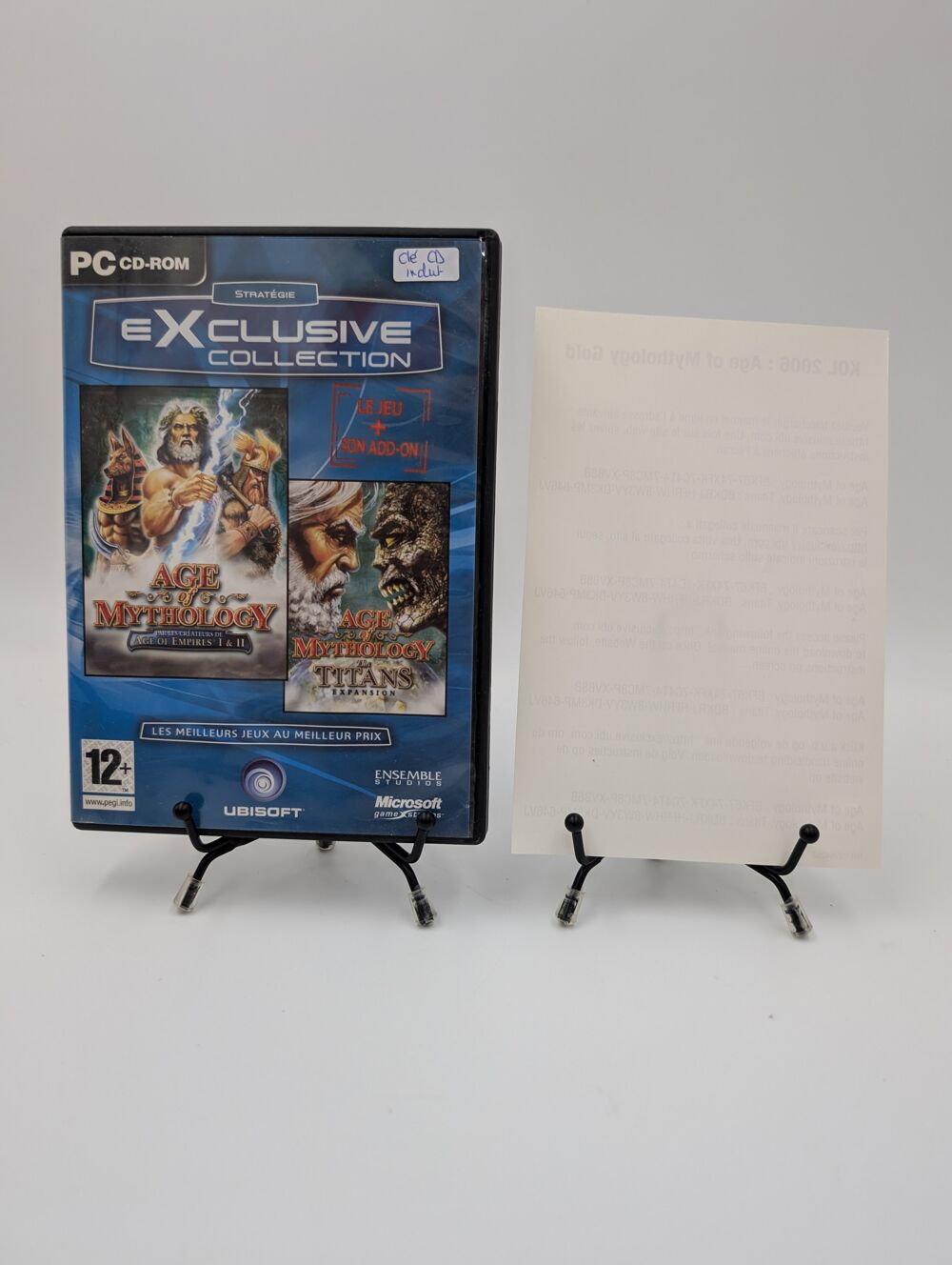 Jeu PC Age of Mythology + Age of Mythology The Titans Consoles et jeux vidéos