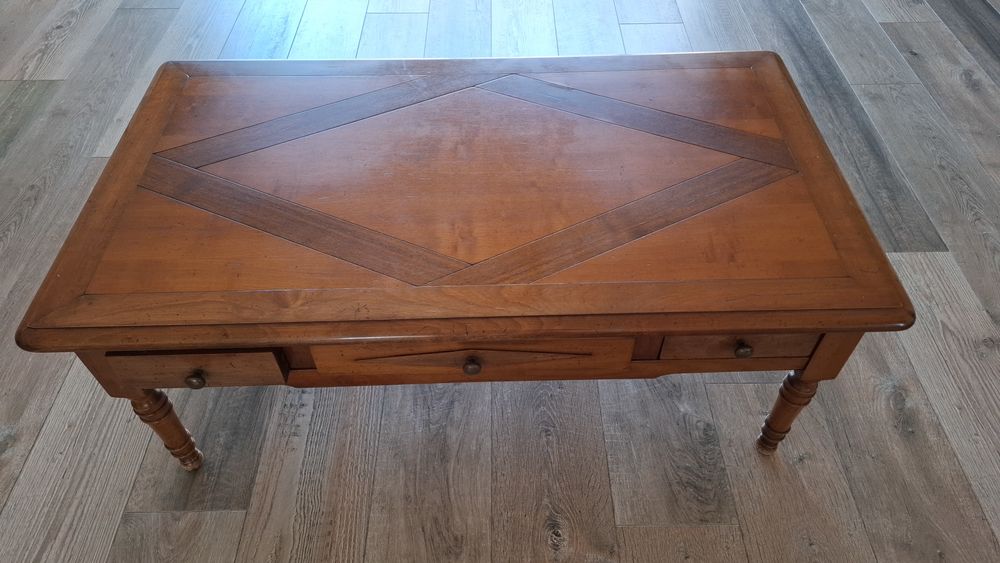 Table basse merisier massif copie d'ancien Meubles