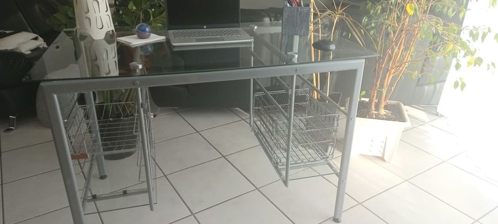 bureau en verre Meubles