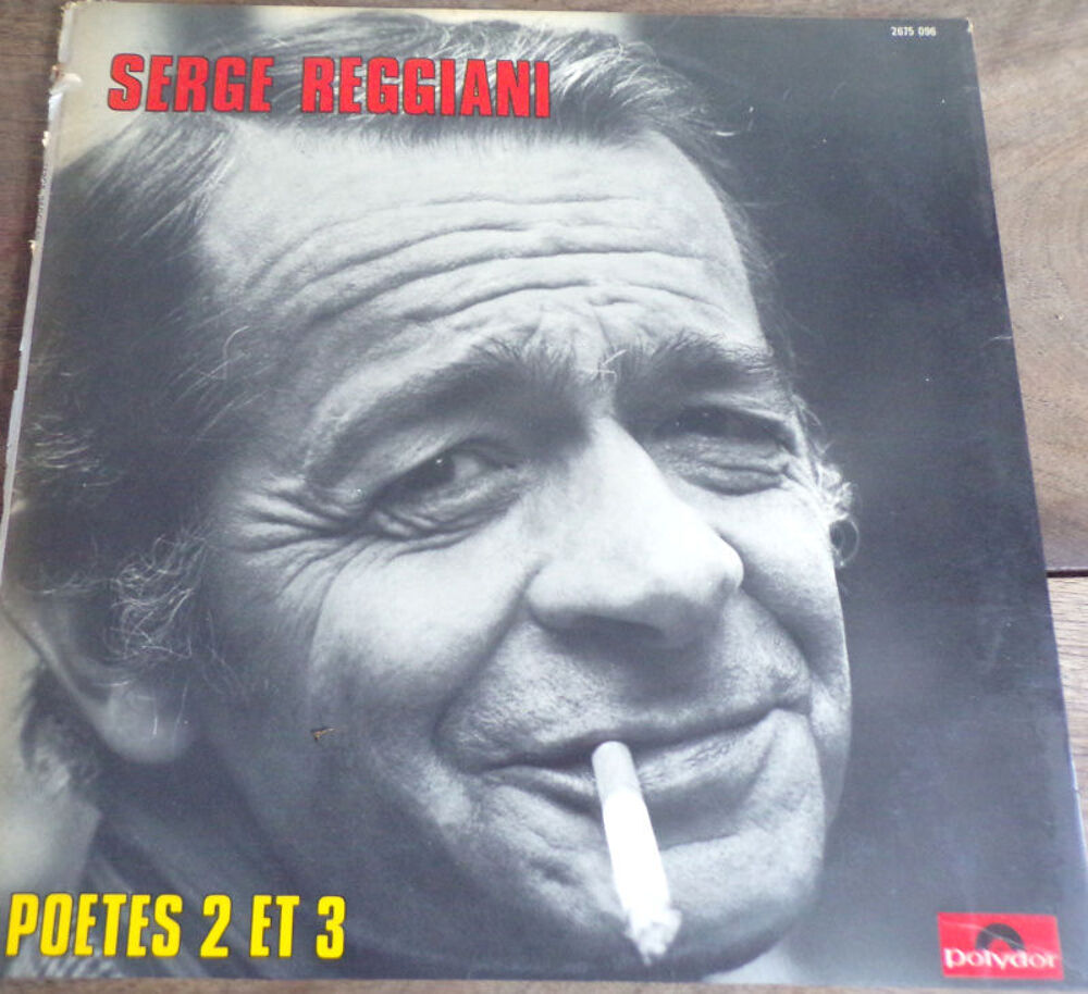 Serge Reggiani po&egrave;tes 2 et 3 disque 33 tours CD et vinyles