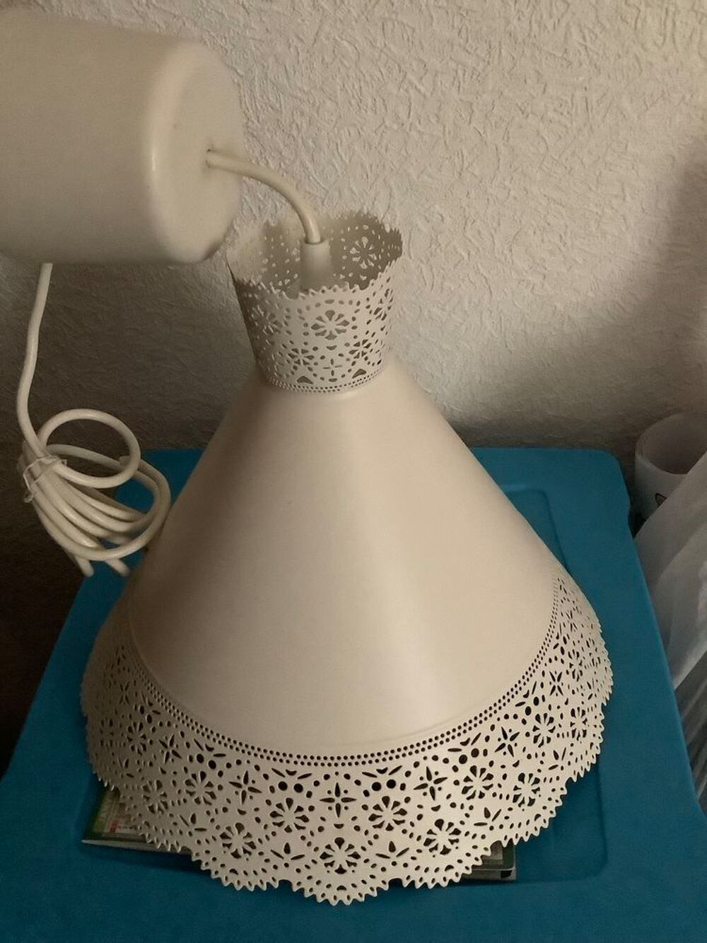 Lampe plafond en m&eacute;tal Décoration
