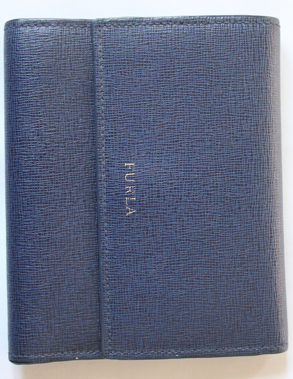 Portefeuille cuir bleu oc&eacute;an FURLA Maroquinerie