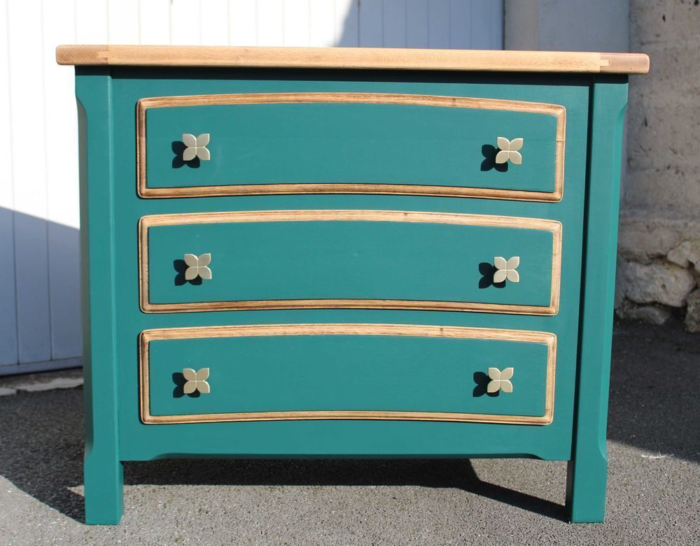 Commode en ch&ecirc;ne r&eacute;nov&eacute;e Meubles