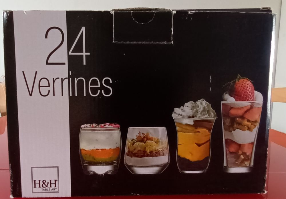 Lot verrines 24 pi&egrave;ces Cuisine