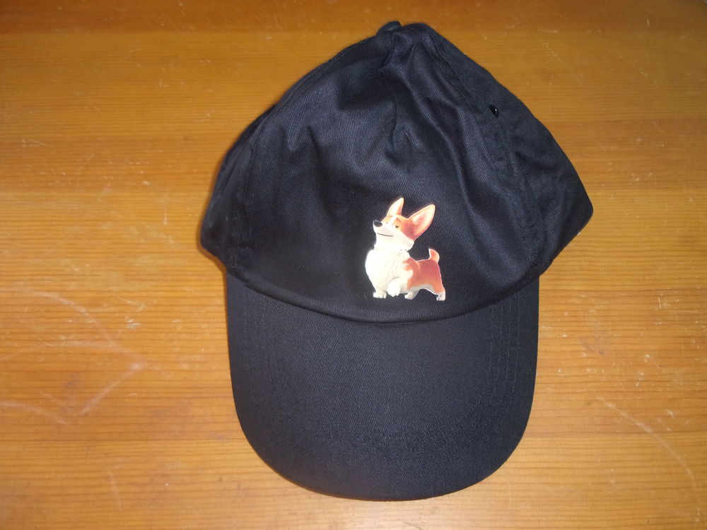 Casquette noire Royal Corgi (Neuve) Vêtements